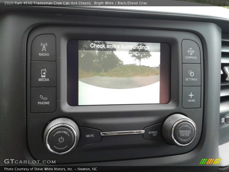 Bright White / Black/Diesel Gray 2020 Ram 4500 Tradesman Crew Cab 4x4 Chassis