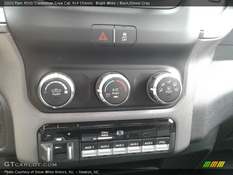 Bright White / Black/Diesel Gray 2020 Ram 4500 Tradesman Crew Cab 4x4 Chassis