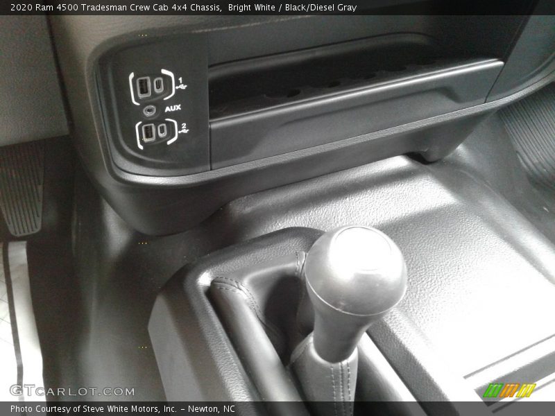 Bright White / Black/Diesel Gray 2020 Ram 4500 Tradesman Crew Cab 4x4 Chassis