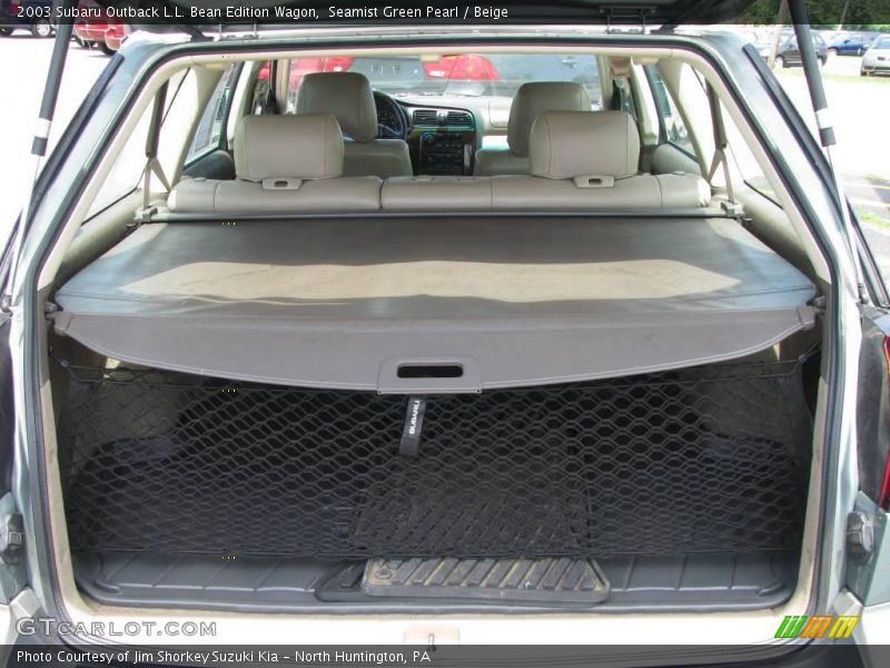 Seamist Green Pearl / Beige 2003 Subaru Outback L.L. Bean Edition Wagon