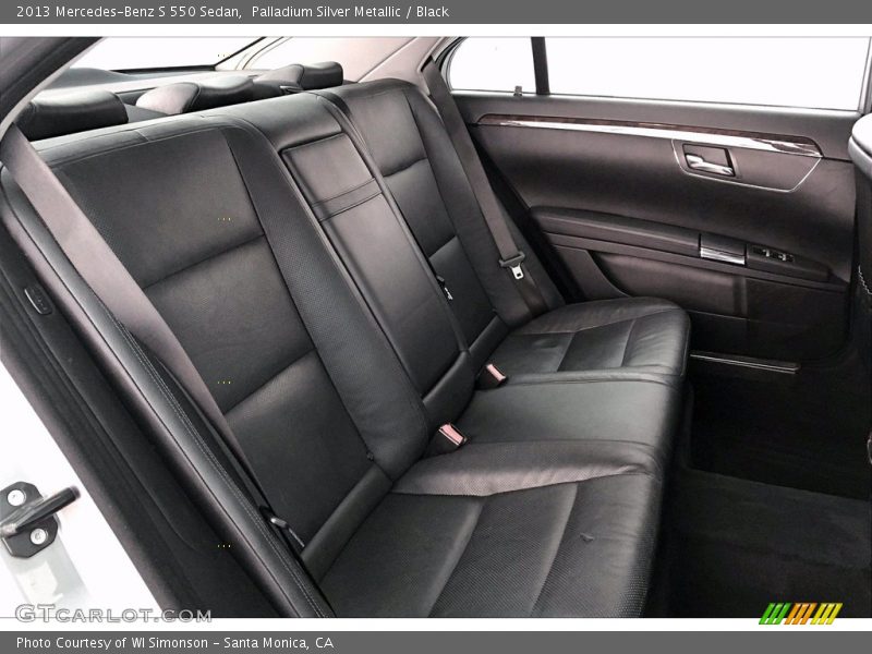 Palladium Silver Metallic / Black 2013 Mercedes-Benz S 550 Sedan