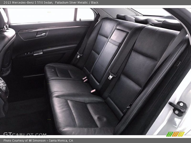 Palladium Silver Metallic / Black 2013 Mercedes-Benz S 550 Sedan