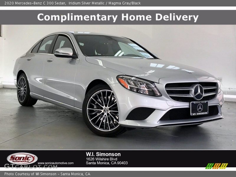 Iridium Silver Metallic / Magma Gray/Black 2020 Mercedes-Benz C 300 Sedan