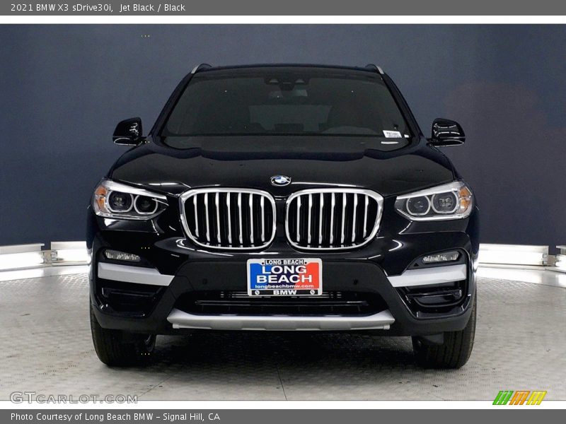 Jet Black / Black 2021 BMW X3 sDrive30i