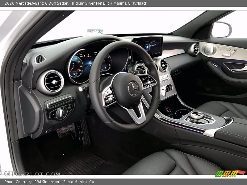 Iridium Silver Metallic / Magma Gray/Black 2020 Mercedes-Benz C 300 Sedan