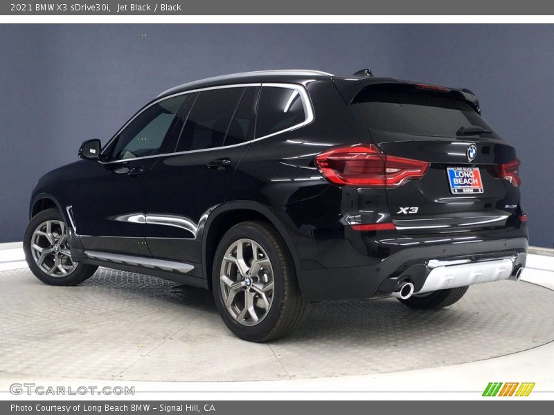 Jet Black / Black 2021 BMW X3 sDrive30i