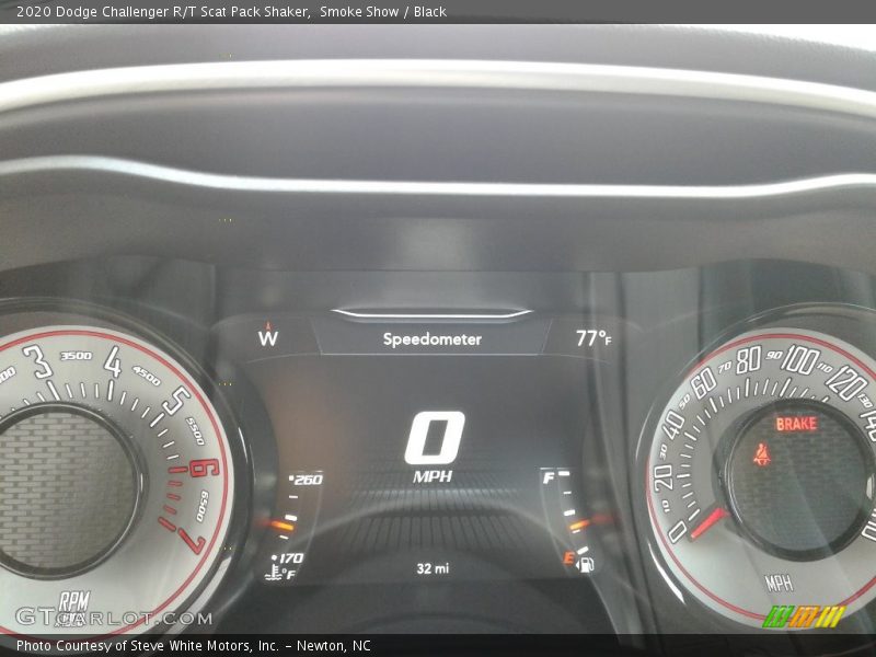 Smoke Show / Black 2020 Dodge Challenger R/T Scat Pack Shaker