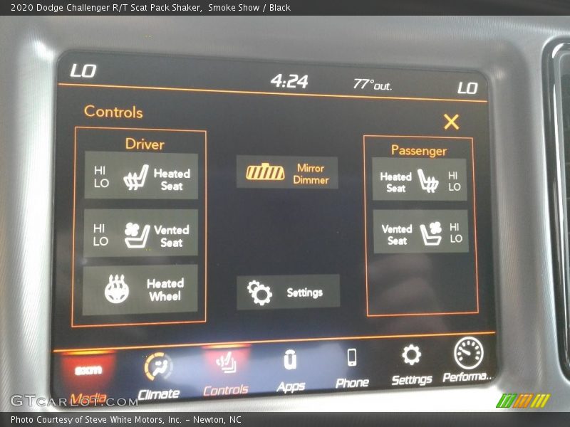Smoke Show / Black 2020 Dodge Challenger R/T Scat Pack Shaker