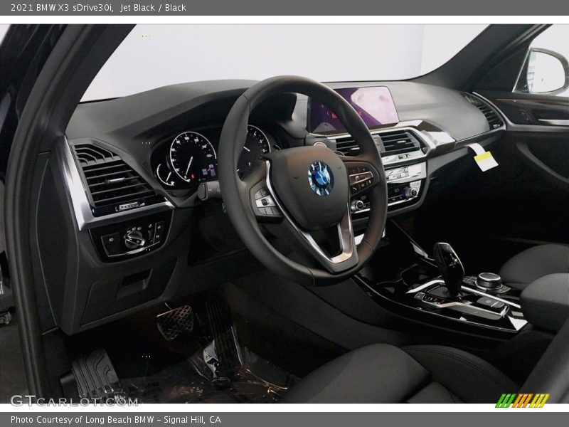 Jet Black / Black 2021 BMW X3 sDrive30i