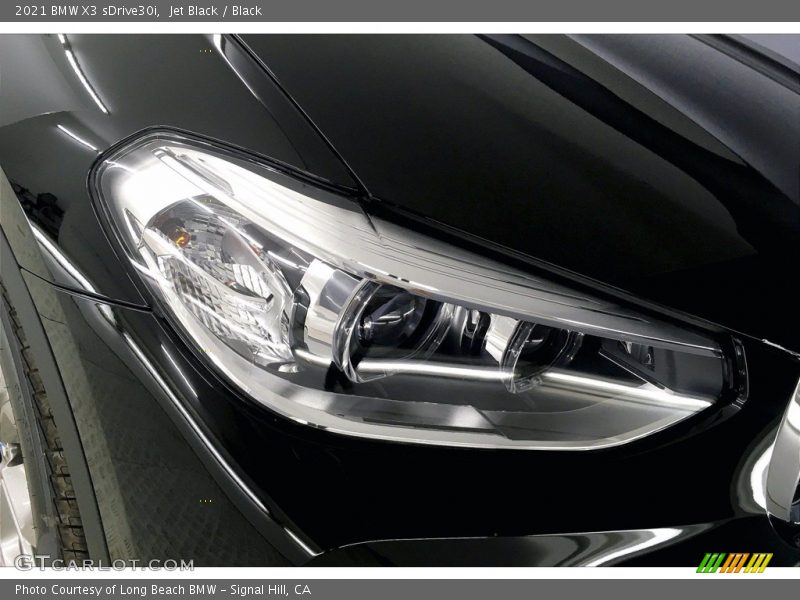 Jet Black / Black 2021 BMW X3 sDrive30i