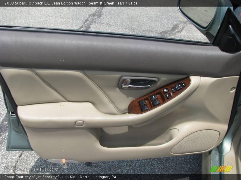 Seamist Green Pearl / Beige 2003 Subaru Outback L.L. Bean Edition Wagon
