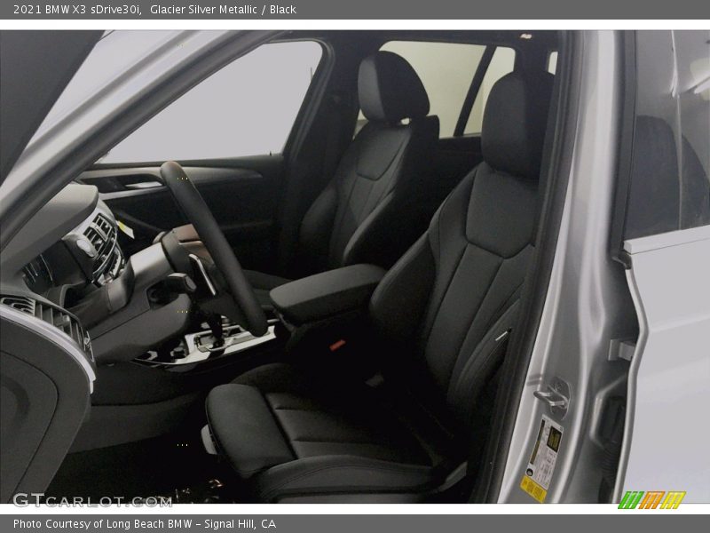 Glacier Silver Metallic / Black 2021 BMW X3 sDrive30i