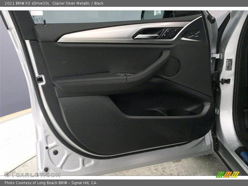Glacier Silver Metallic / Black 2021 BMW X3 sDrive30i