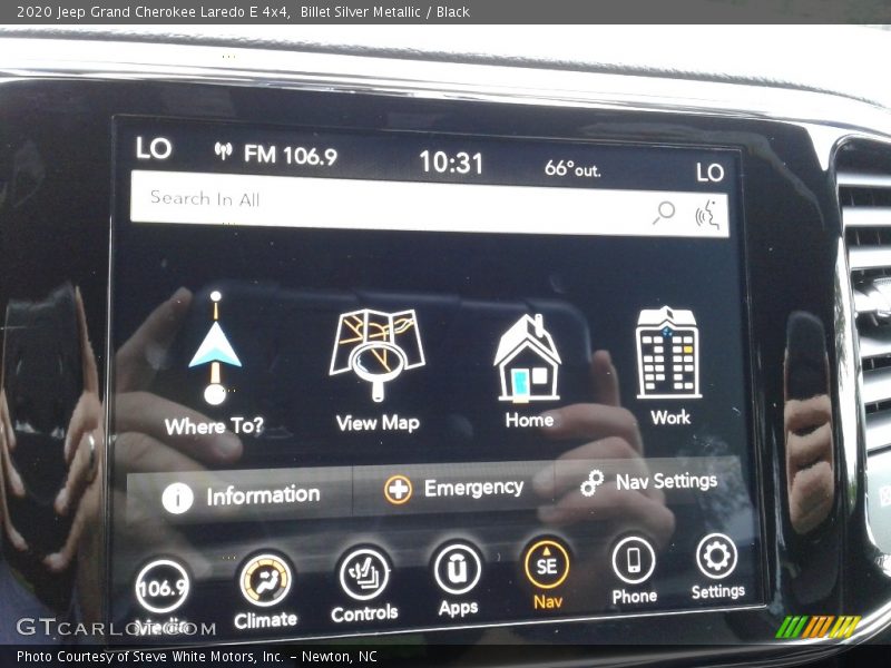 Billet Silver Metallic / Black 2020 Jeep Grand Cherokee Laredo E 4x4