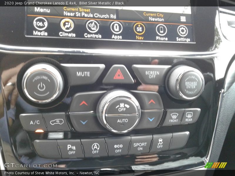 Billet Silver Metallic / Black 2020 Jeep Grand Cherokee Laredo E 4x4