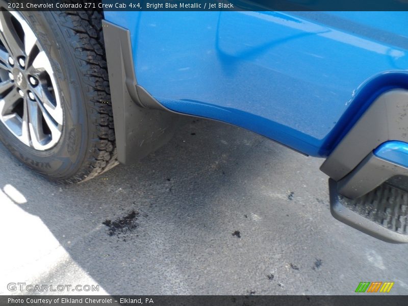 Bright Blue Metallic / Jet Black 2021 Chevrolet Colorado Z71 Crew Cab 4x4