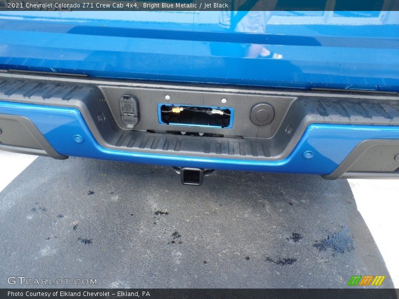 Bright Blue Metallic / Jet Black 2021 Chevrolet Colorado Z71 Crew Cab 4x4