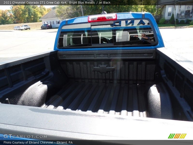 Bright Blue Metallic / Jet Black 2021 Chevrolet Colorado Z71 Crew Cab 4x4