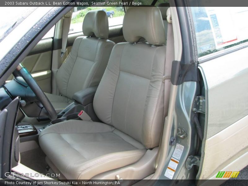 Seamist Green Pearl / Beige 2003 Subaru Outback L.L. Bean Edition Wagon