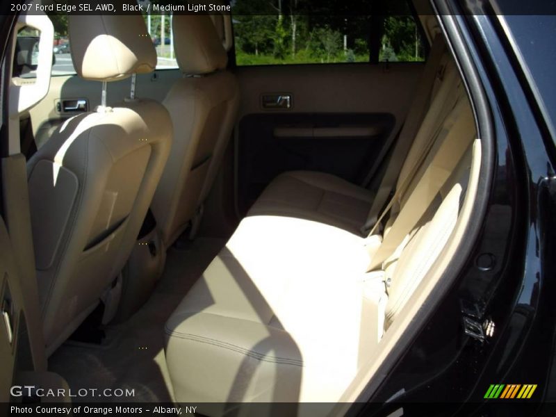 Black / Medium Light Stone 2007 Ford Edge SEL AWD
