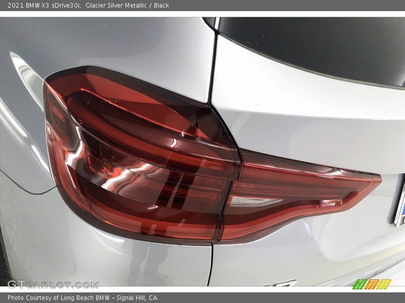 Glacier Silver Metallic / Black 2021 BMW X3 sDrive30i