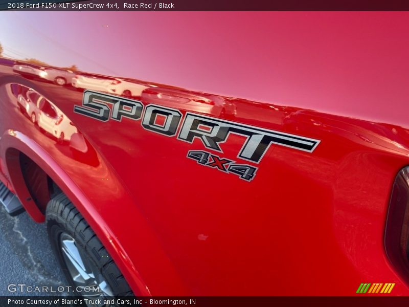 Race Red / Black 2018 Ford F150 XLT SuperCrew 4x4