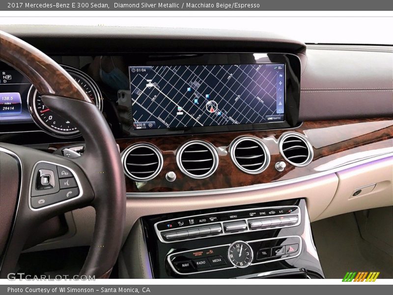 Navigation of 2017 E 300 Sedan