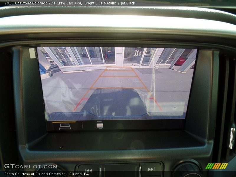 Bright Blue Metallic / Jet Black 2021 Chevrolet Colorado Z71 Crew Cab 4x4