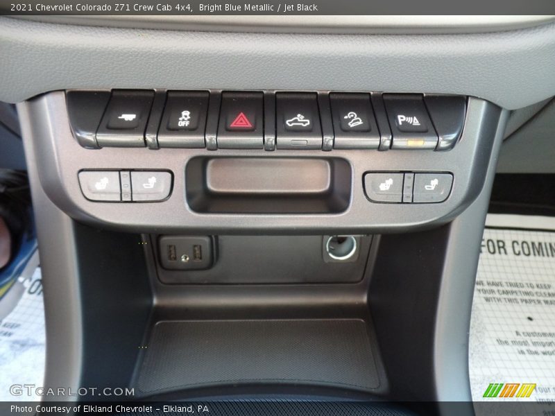 Controls of 2021 Colorado Z71 Crew Cab 4x4