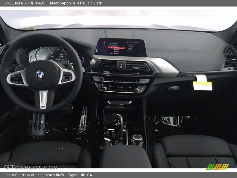 Black Sapphire Metallic / Black 2021 BMW X3 sDrive30i