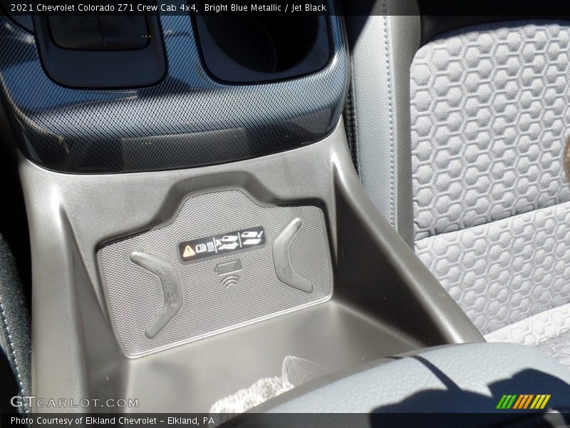 Bright Blue Metallic / Jet Black 2021 Chevrolet Colorado Z71 Crew Cab 4x4