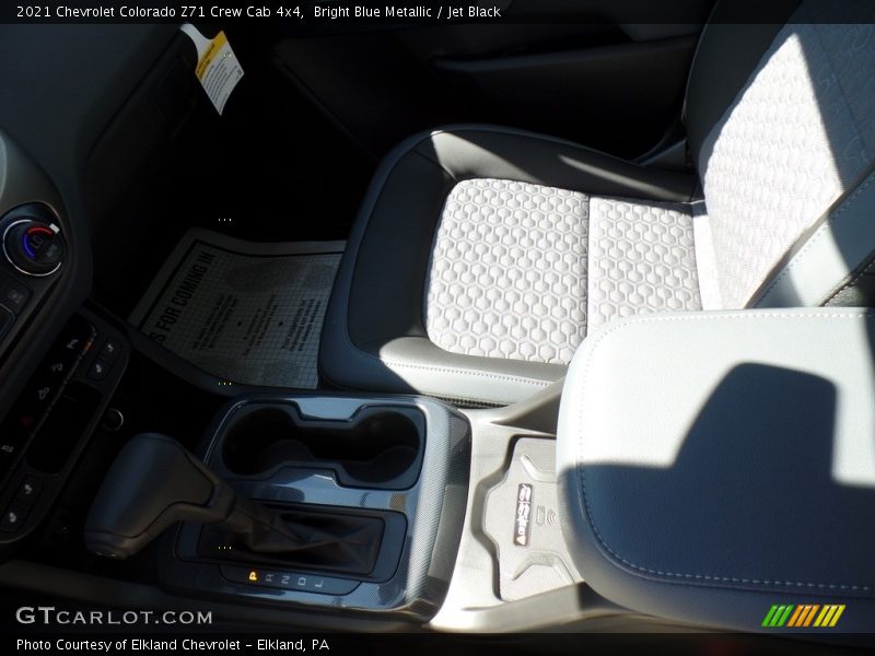 Bright Blue Metallic / Jet Black 2021 Chevrolet Colorado Z71 Crew Cab 4x4