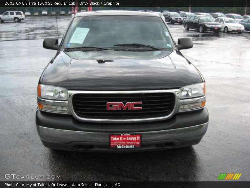 Onyx Black / Graphite 2002 GMC Sierra 1500 SL Regular Cab