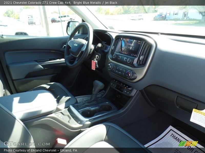 Bright Blue Metallic / Jet Black 2021 Chevrolet Colorado Z71 Crew Cab 4x4