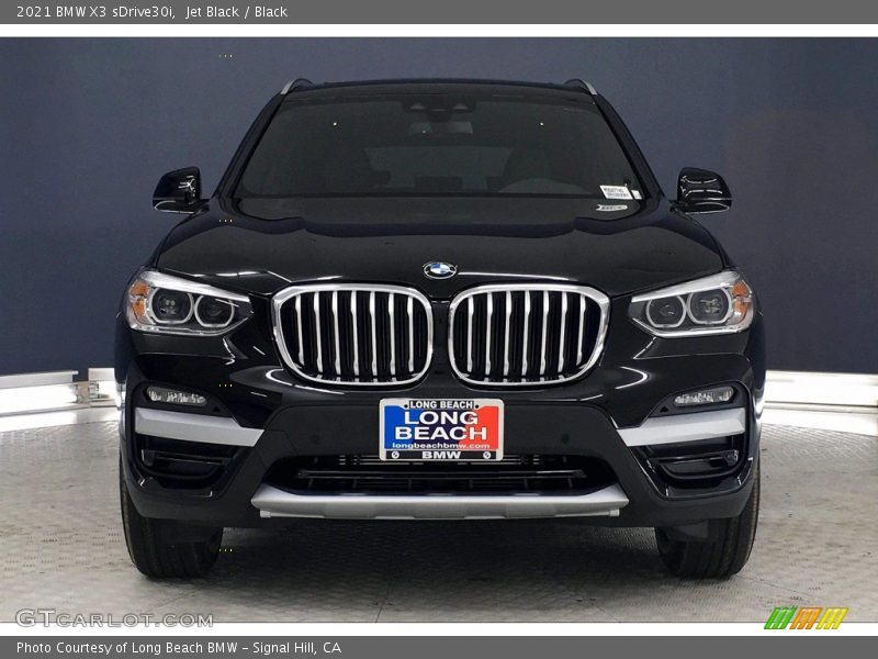 Jet Black / Black 2021 BMW X3 sDrive30i