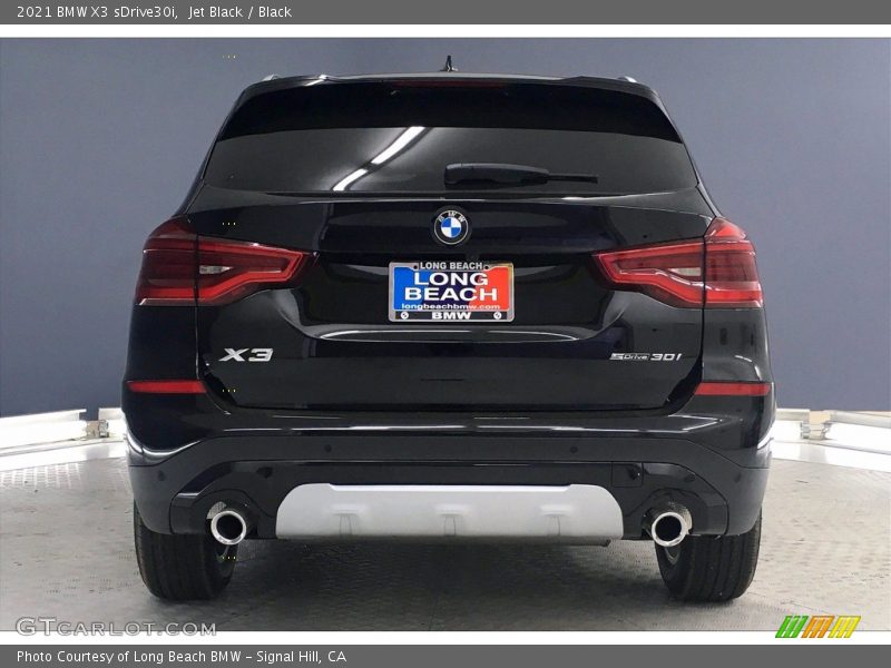 Jet Black / Black 2021 BMW X3 sDrive30i