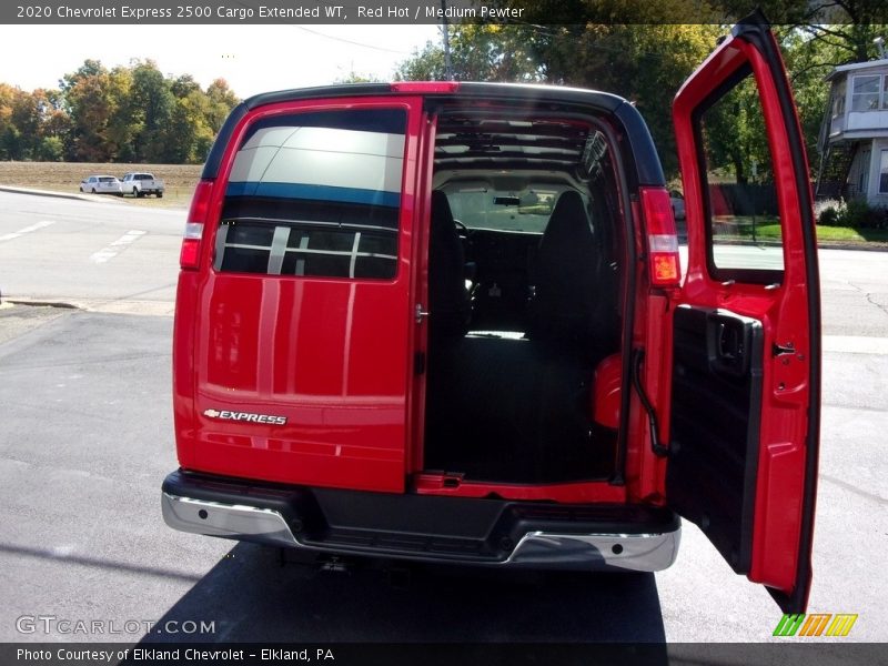 Red Hot / Medium Pewter 2020 Chevrolet Express 2500 Cargo Extended WT