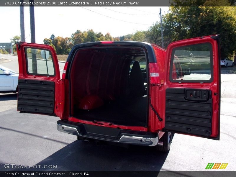 Red Hot / Medium Pewter 2020 Chevrolet Express 2500 Cargo Extended WT