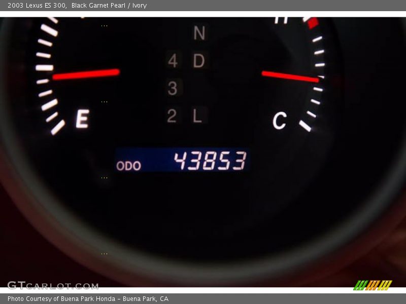 Black Garnet Pearl / Ivory 2003 Lexus ES 300