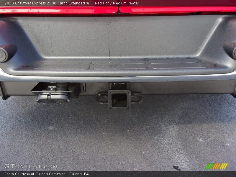 Red Hot / Medium Pewter 2020 Chevrolet Express 2500 Cargo Extended WT