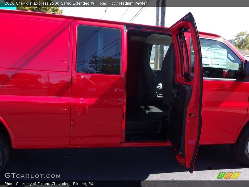 Red Hot / Medium Pewter 2020 Chevrolet Express 2500 Cargo Extended WT
