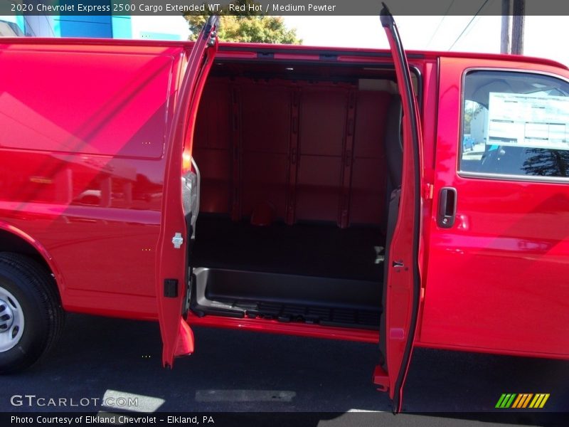 Red Hot / Medium Pewter 2020 Chevrolet Express 2500 Cargo Extended WT