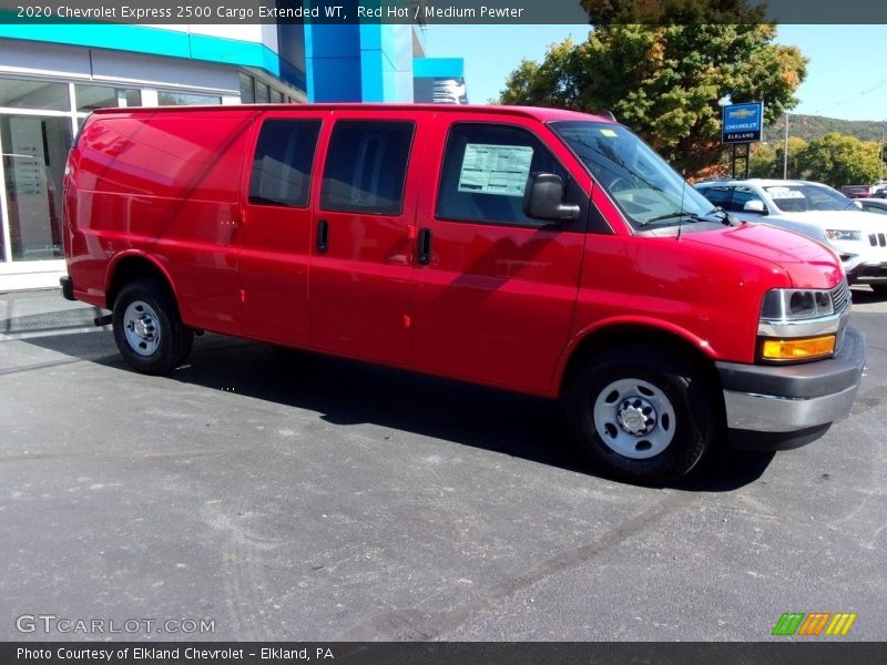 Front 3/4 View of 2020 Express 2500 Cargo Extended WT