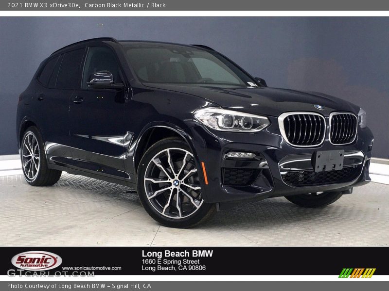 Carbon Black Metallic / Black 2021 BMW X3 xDrive30e