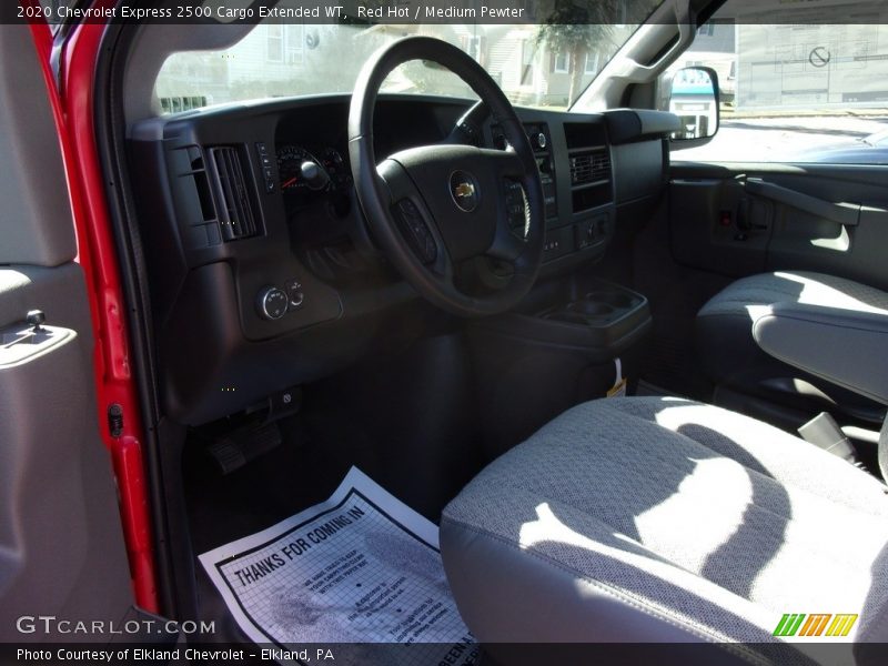 Red Hot / Medium Pewter 2020 Chevrolet Express 2500 Cargo Extended WT
