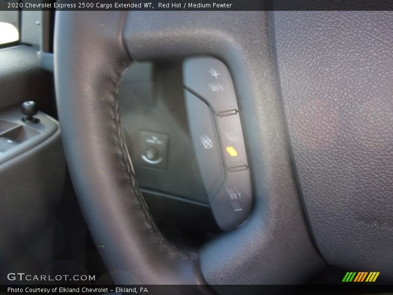Red Hot / Medium Pewter 2020 Chevrolet Express 2500 Cargo Extended WT
