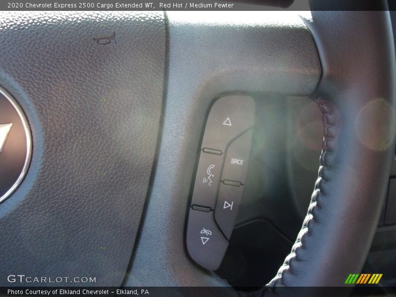 Red Hot / Medium Pewter 2020 Chevrolet Express 2500 Cargo Extended WT