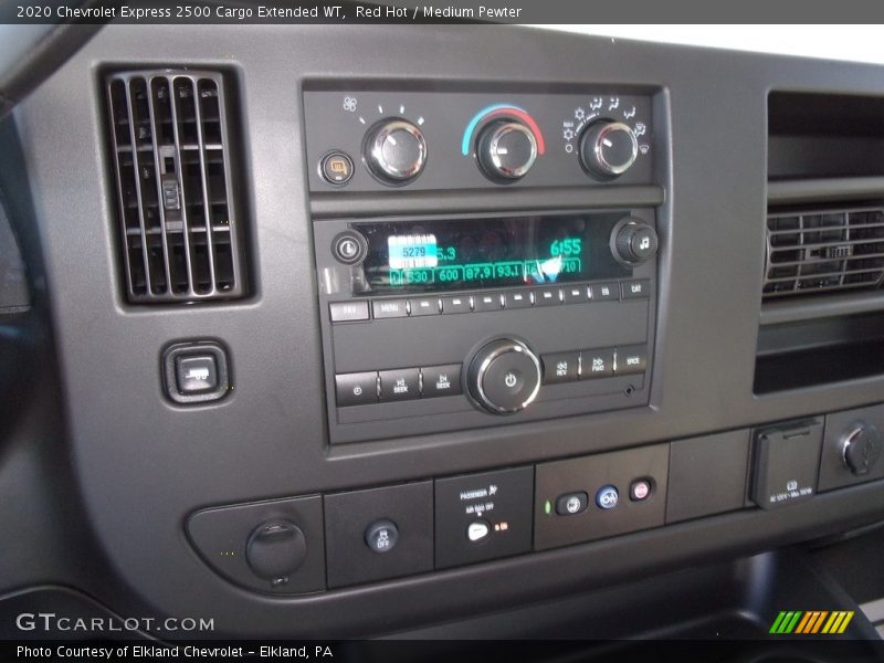 Red Hot / Medium Pewter 2020 Chevrolet Express 2500 Cargo Extended WT