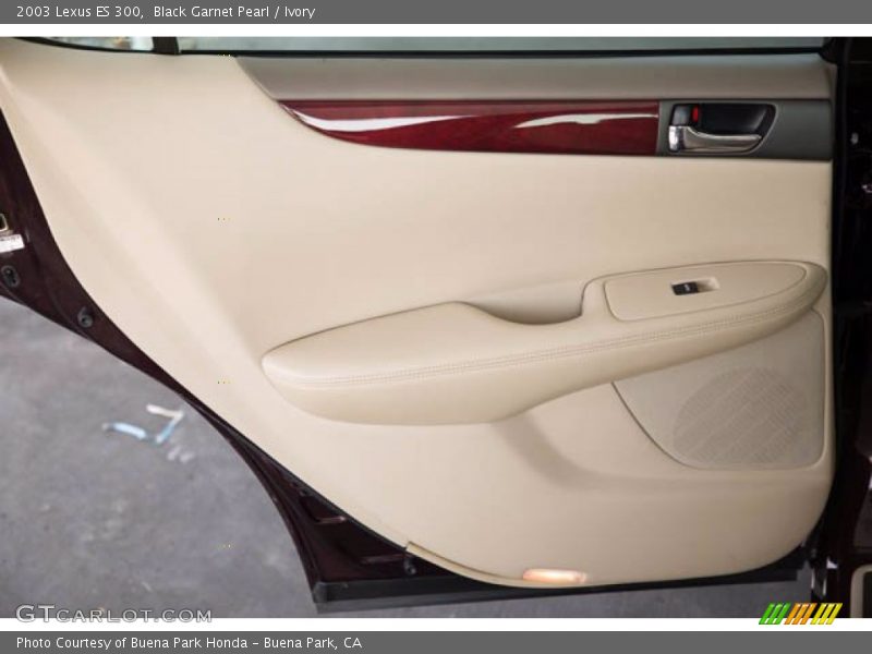 Black Garnet Pearl / Ivory 2003 Lexus ES 300