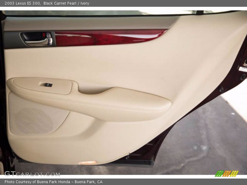 Black Garnet Pearl / Ivory 2003 Lexus ES 300